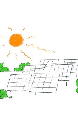 Illustration énergie solaire