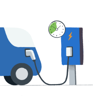 Illustration rechargement véhicule électrique